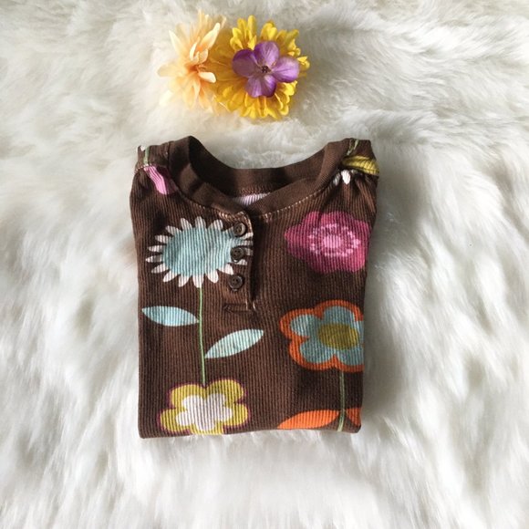 Old Navy Floral girls top - Picture 3 of 6